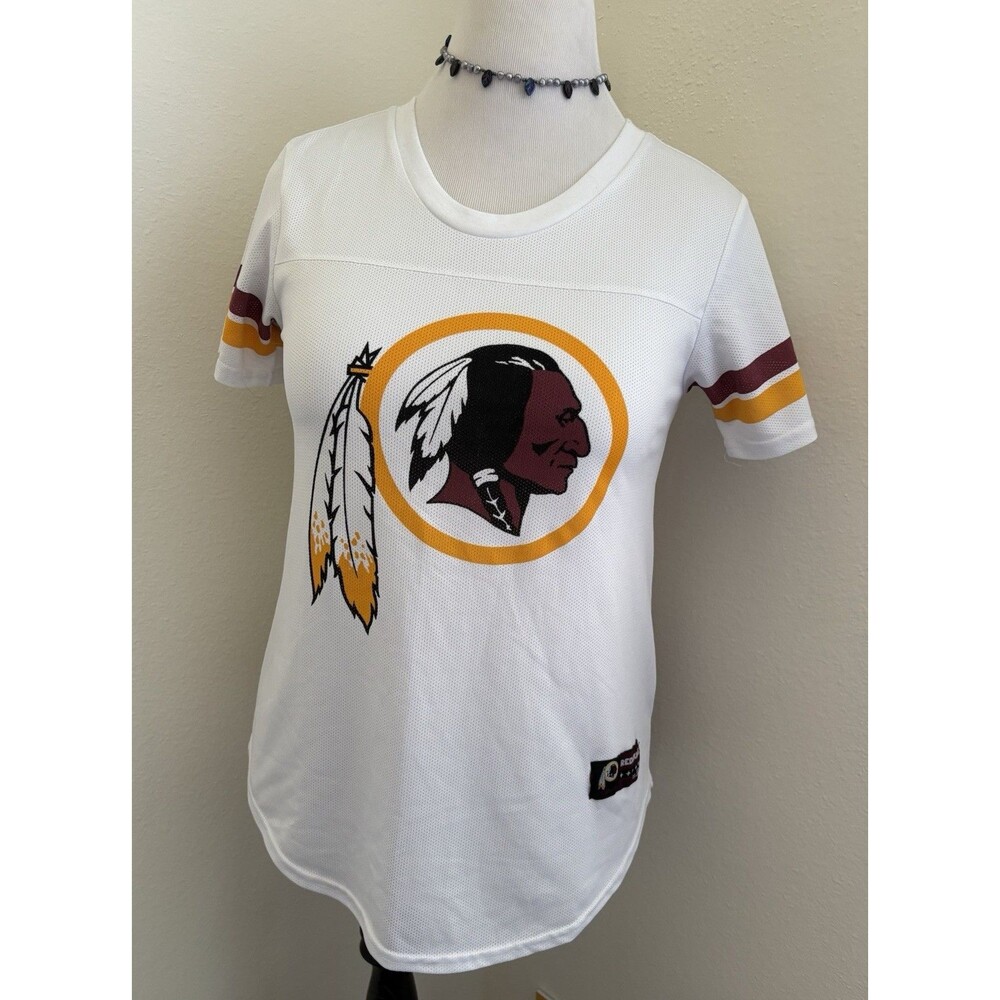 Washington Redskins Football-NLF Shirt Women White Color Size M